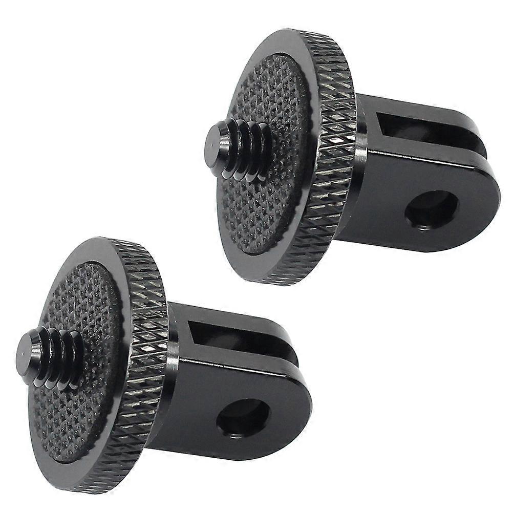 Camera Thread Adapter 2Pcs Designed Cameras Black Aluminum Alloy Essential Accessory For Photography And Videography Enthusiasts