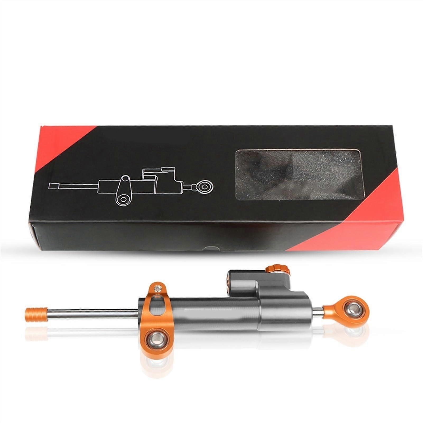 Honda CBR 600 RR CBR 600RR CBR600rr 20032007 2006 2004 2005 Universal Motorcycle CNC Adjustable Steering Damper Stabilizer (Color: OrangeGrey)