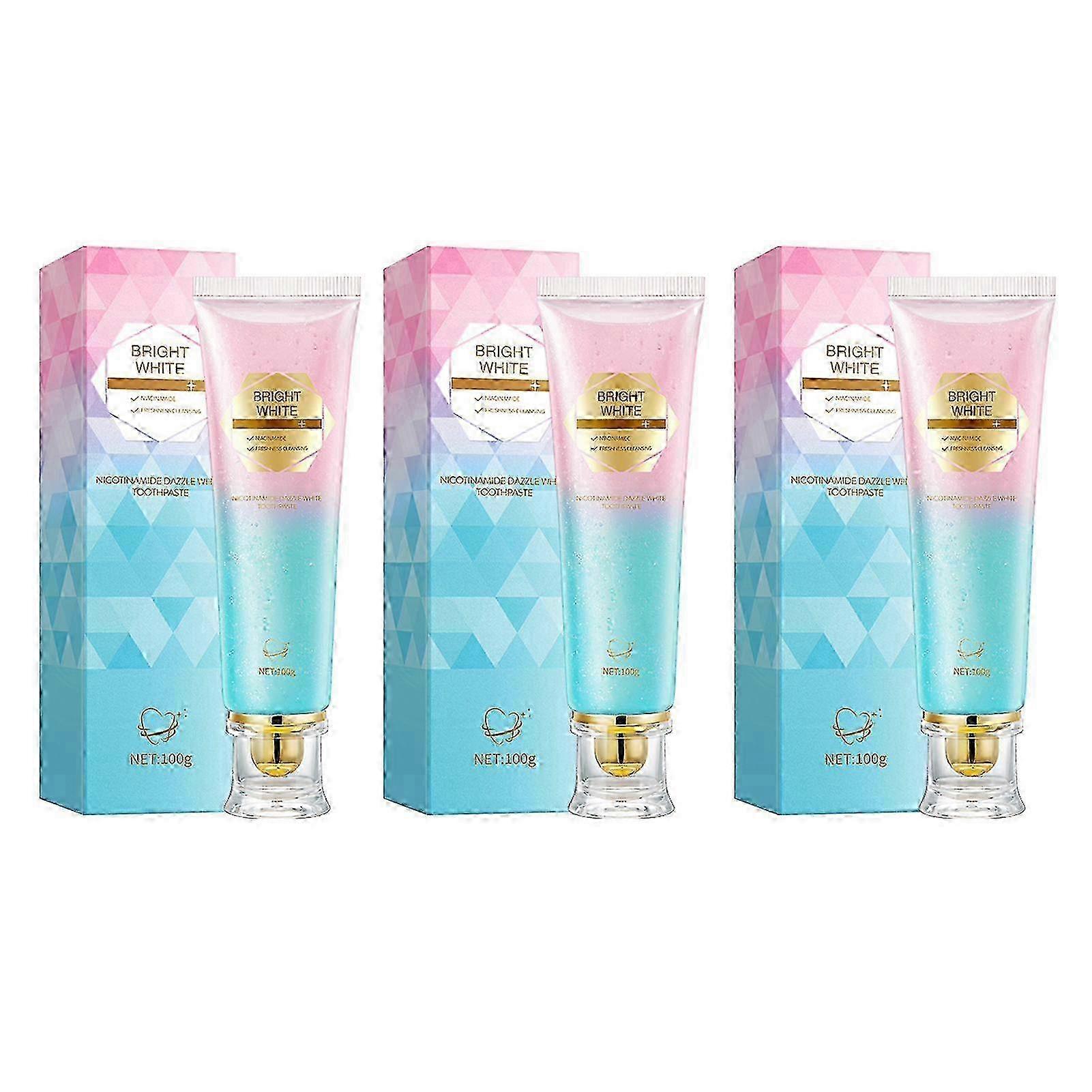 2025 Niacinamide Intensives Whitening Toothpaste, Multifunctional Teeth Cleaning Whitener, For Hotel Bathroom