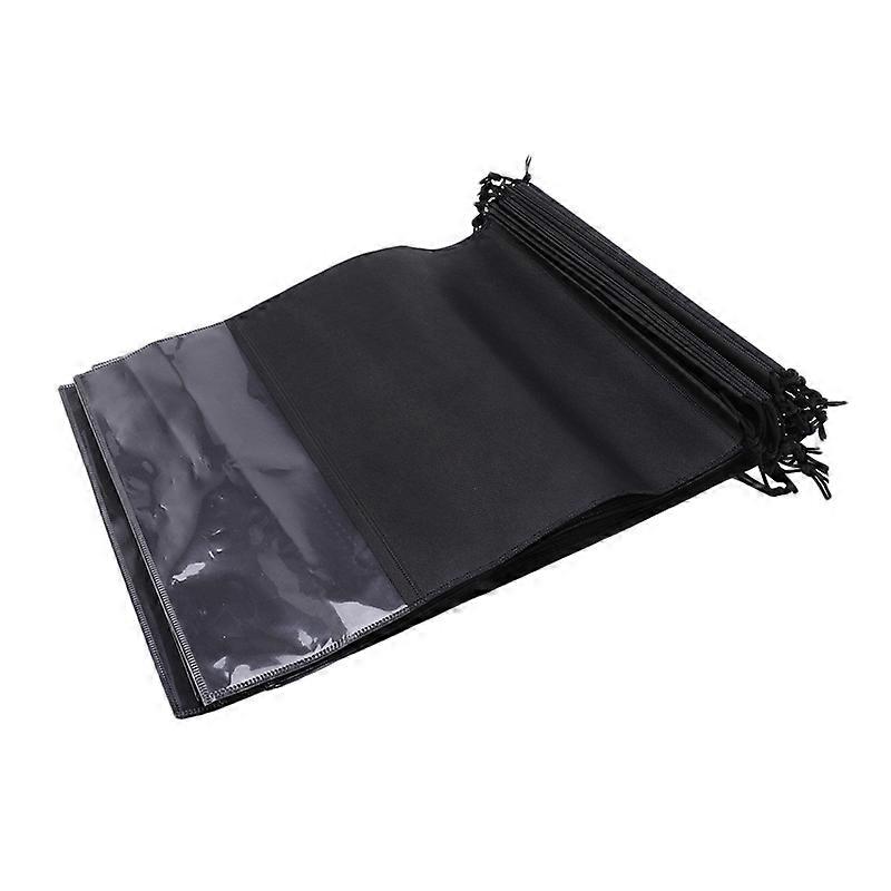 Detail 24 pcs. Travel Shoes Bags Waterproof Non Woven Fabric With Rope For Men And Women Big Shoes Pouch Organizers