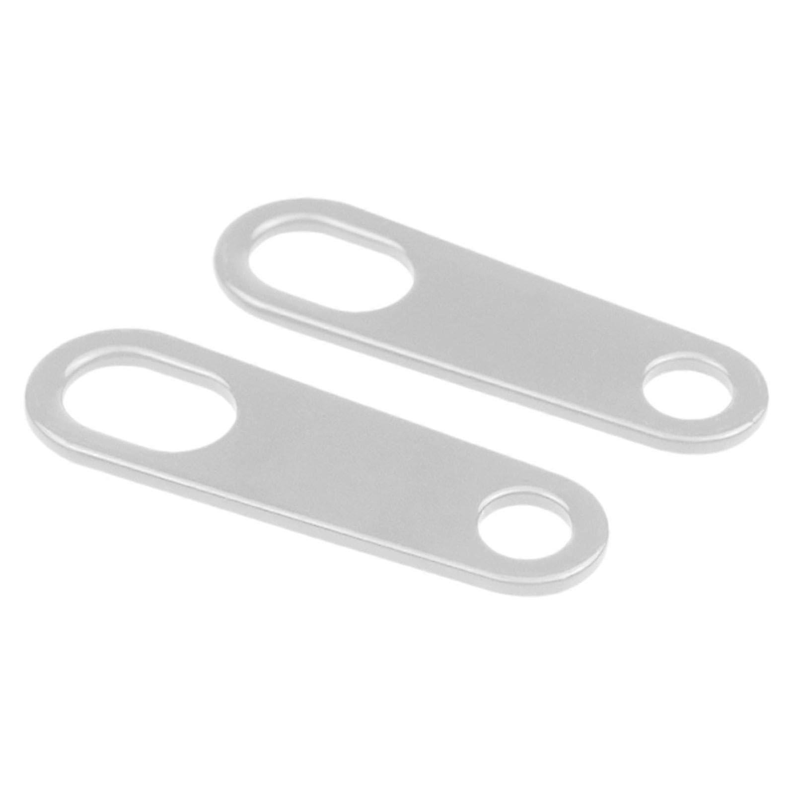 Motorcycle Turn Signal Brackets for Rear Lights, 2-Piece Modified Display Bracket, Easy Installation, Silver Finish