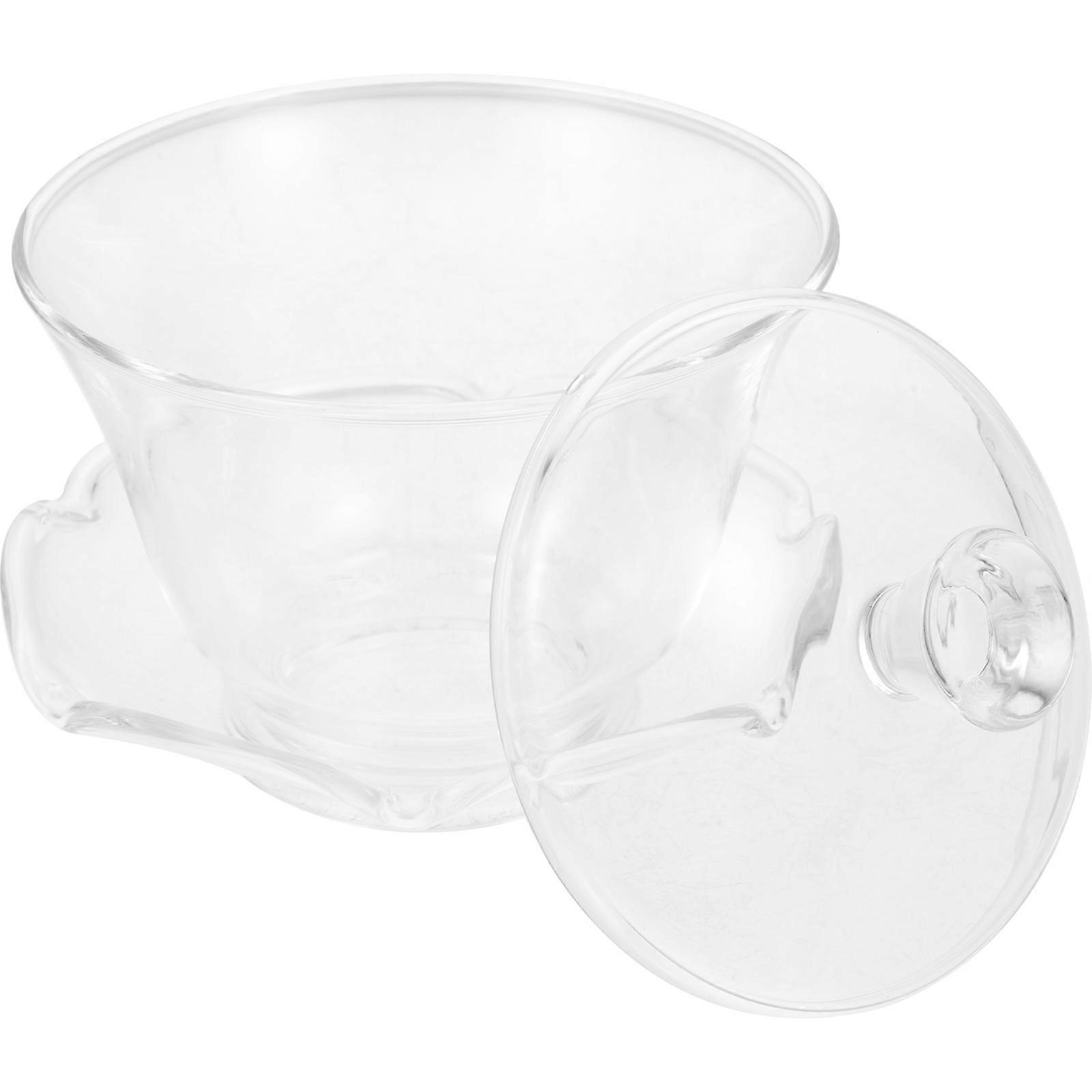 Transparent Vintage Teacup Set   Multi Functional Tea Mug for Home or Office Use, Elegant & Easy to Clean Teaware for Tea Lovers