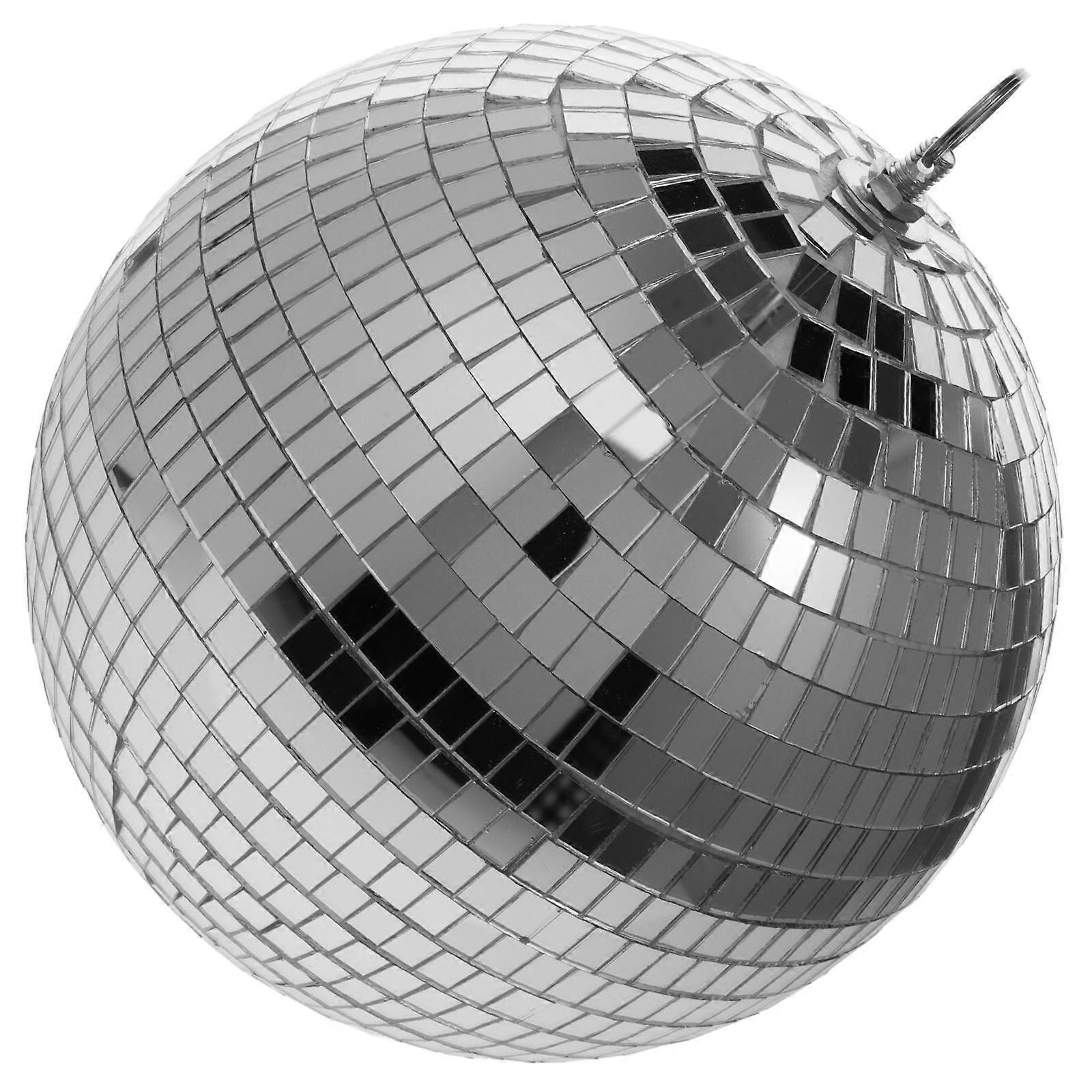 Mirror Disco Ball Accessory For Party Decoration And Dance Parties Featuring Round Shape And Mirror Surface 1Pcs