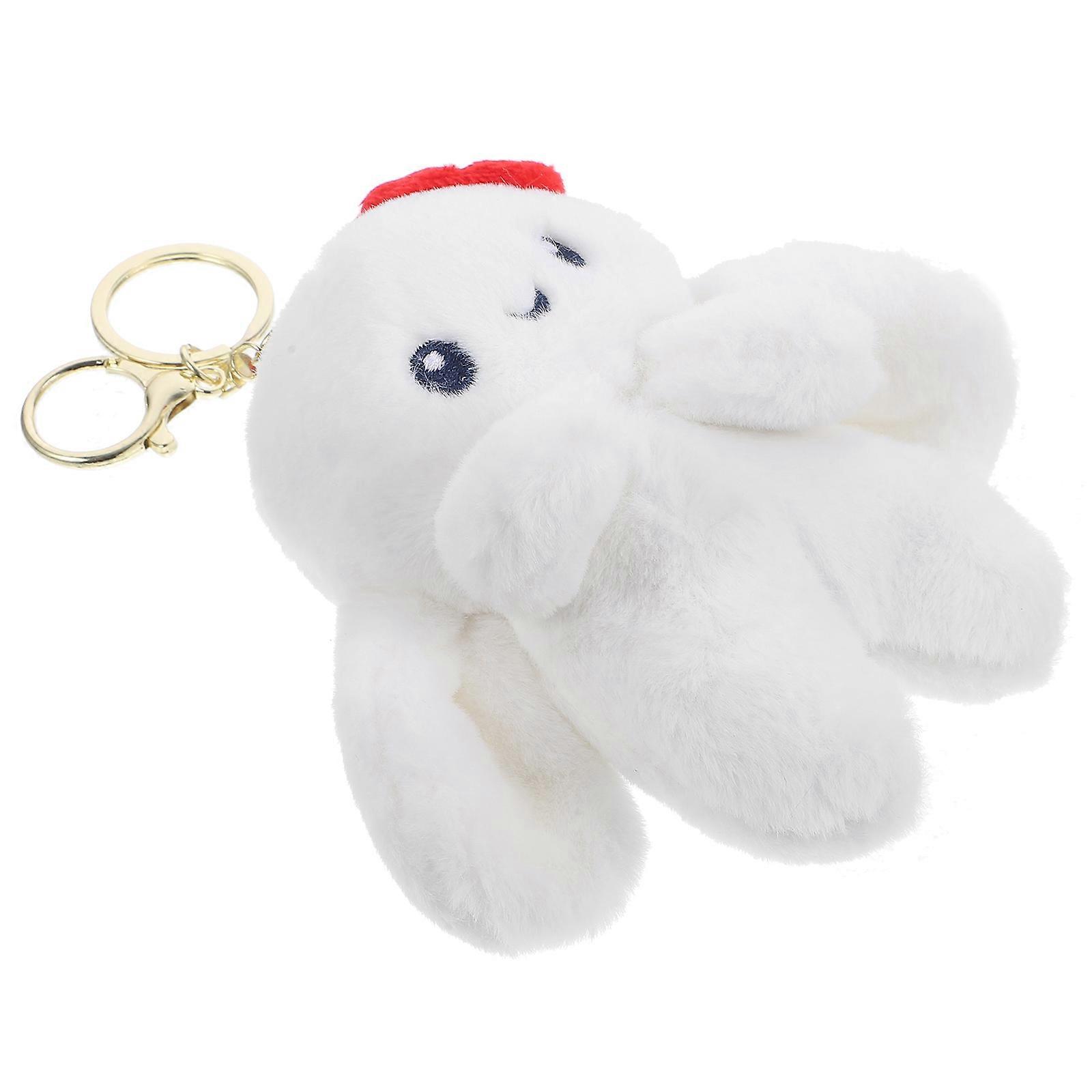 Cute Plush Bunny Coin Purse Keychain Soft Mini Storage Bag for Keys, Change & Handbag Decoration Fashionable Accessory