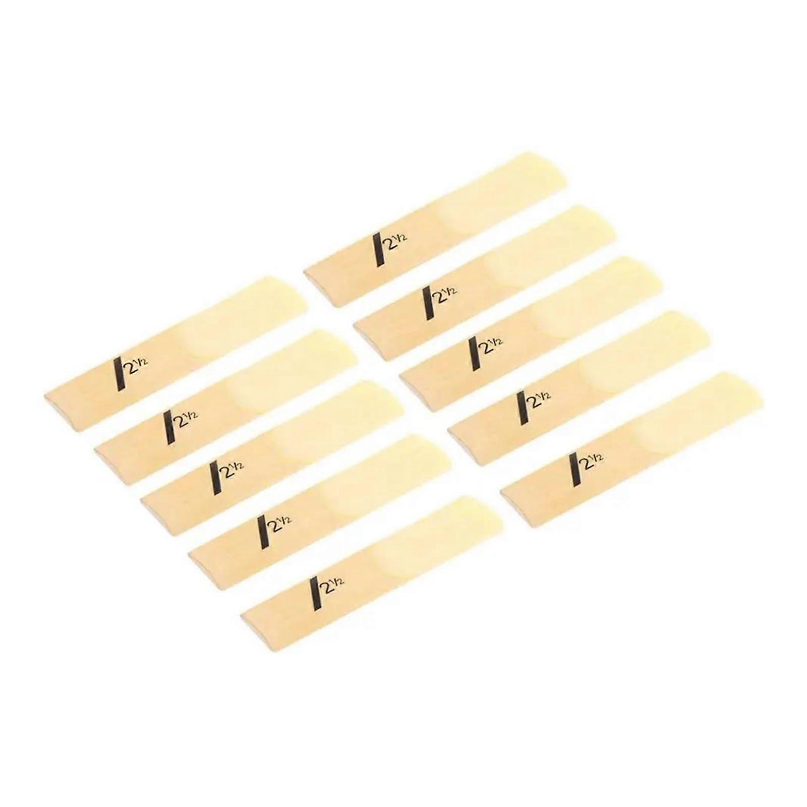 Clarinet Reeds Set Bb Tone Strength 2.5 Wood Reed Solid Beginner
