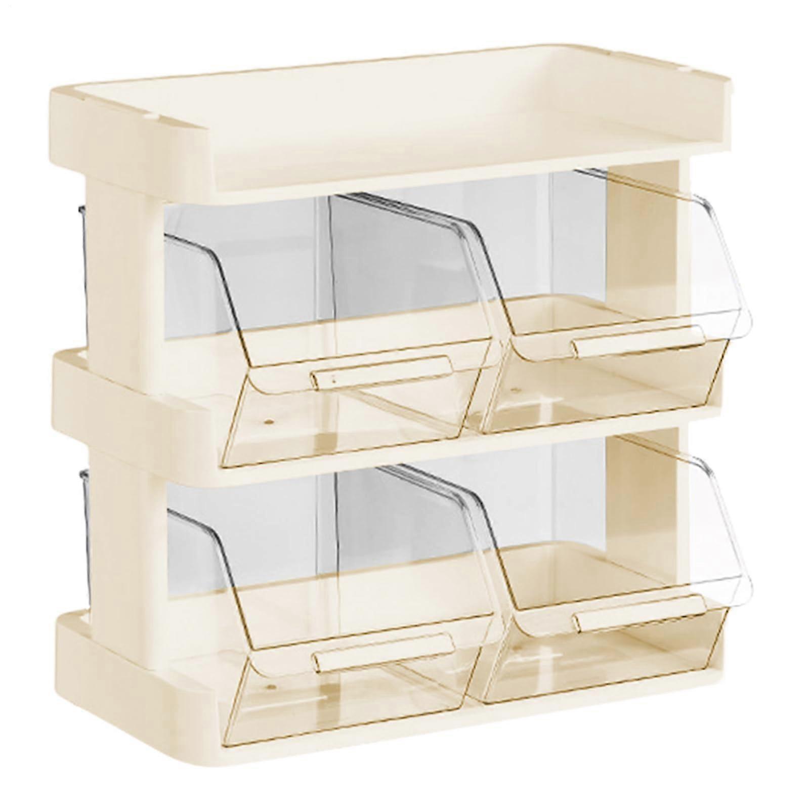 Tea Bag Organizer Rack with Large Capacity Removable Shelf System for Coffee Pod Storage Structure for Tea Lovers Third Tier