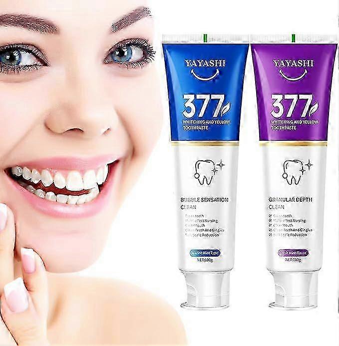2Pcs Probiotic Whitening Toothpaste 377 Probiotics Whitening Toothpaste Whitening Probiotic For Fres