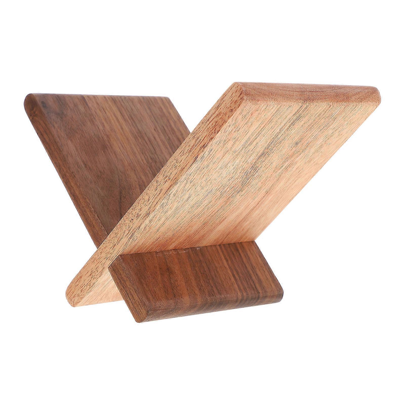 Portable Kalimba Piano Stand with Wooden Frame for Instrument Use Chocolate Color Small Size