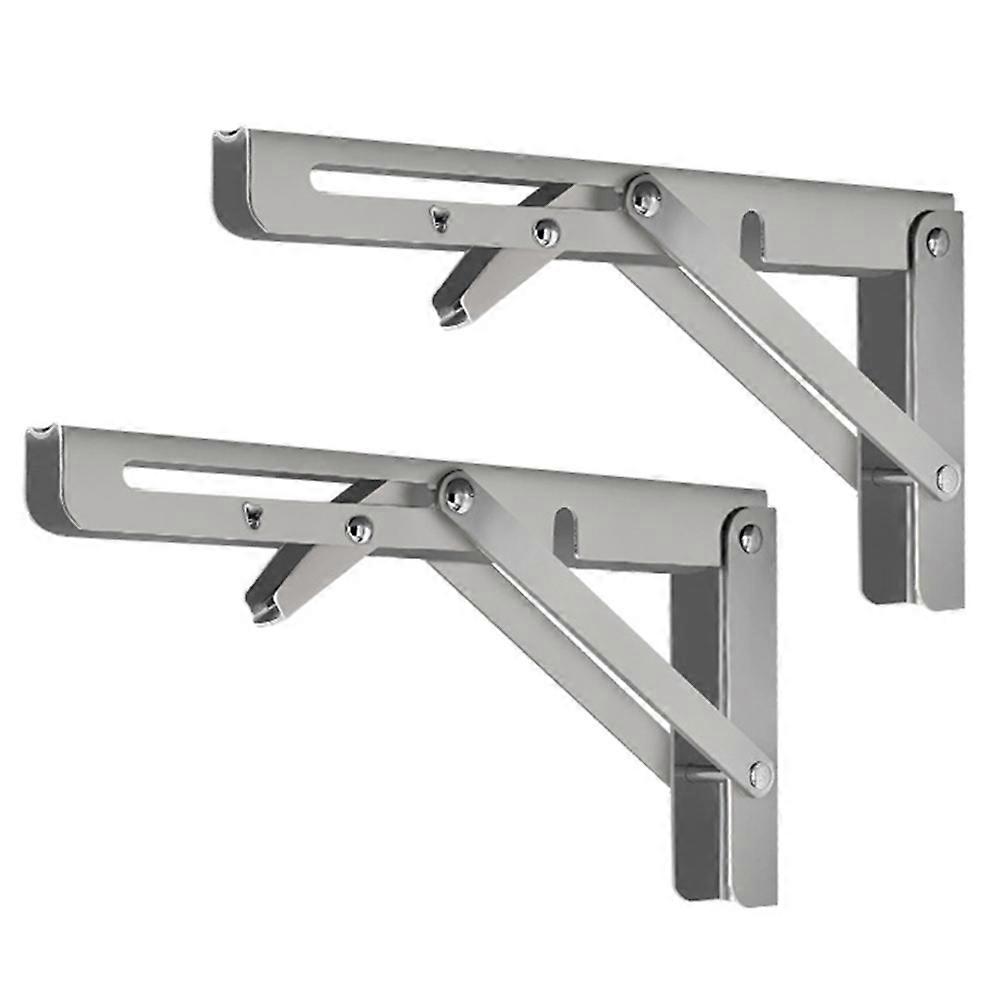 Metal Shelf Support Bracket Triangle Shape for DIY Enthusiasts and Home Owners 2Pcs