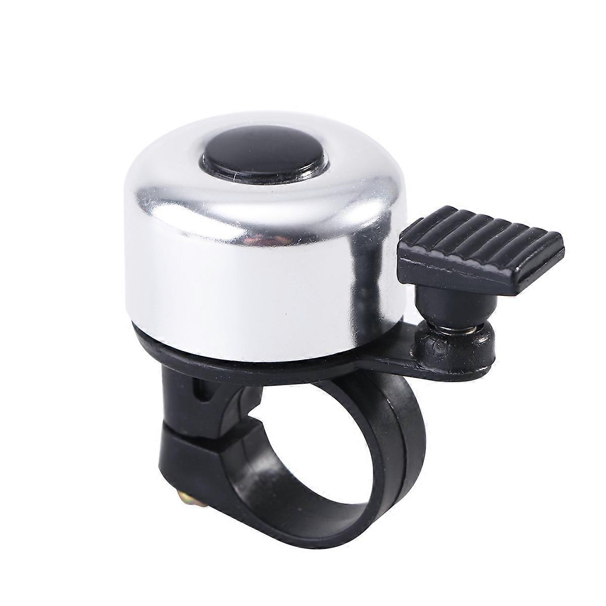 פעמון מחזור עמיד סגסוגת אלומיניום כידון אביזר לאופני כביש כסף 1 יחידות