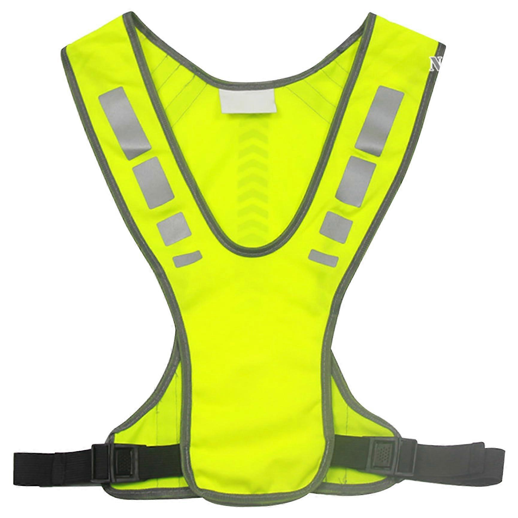 Reflective Running Vest for Men and Women, Breathable Visibility with Adjustable Straps and Whale Design