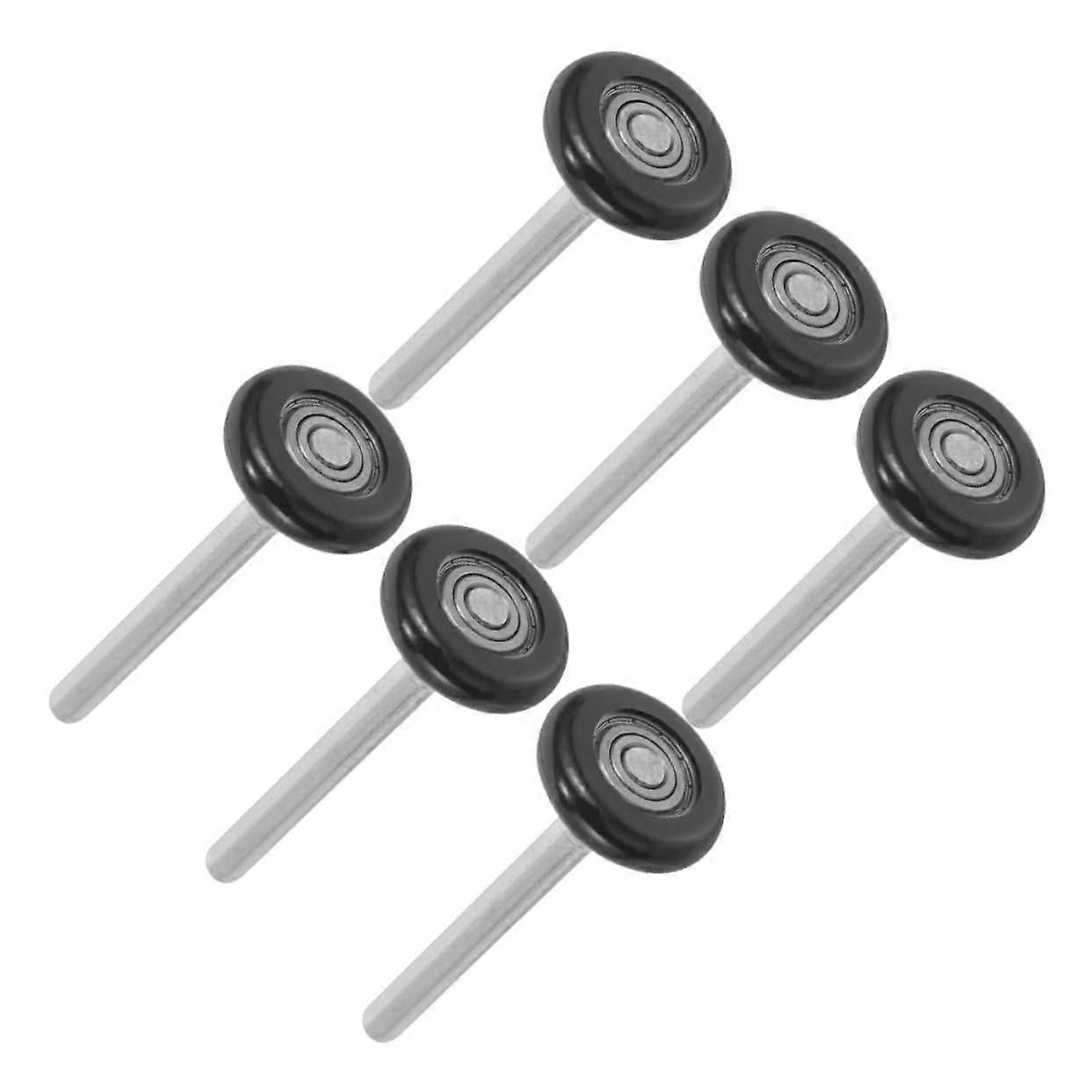 Nylon Garage Door Rollers, 6-Pack, Precision Wheels For Quiet Automatic Doors, Compatible With Most Doors