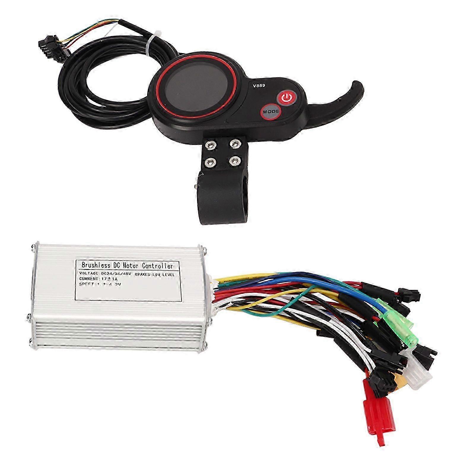 Electric Scooter Controller LCD Display Screen Sine Wave 3 Modes 17A 24V 36V 48V