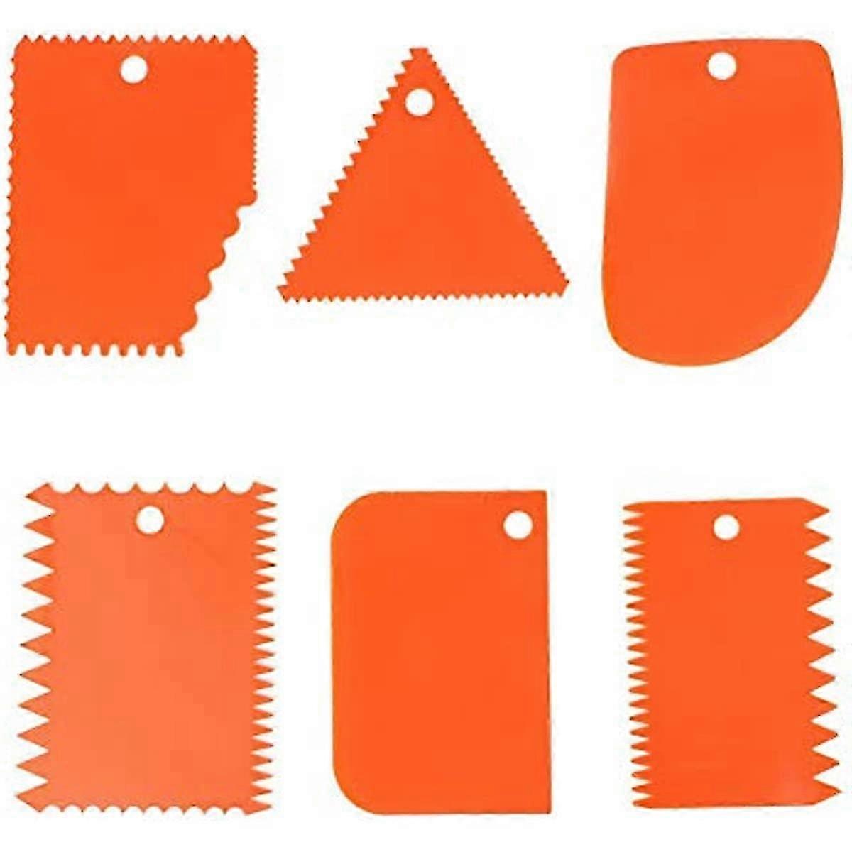6Pcs Plastic Clay Scraper Handle Carved Clay Sculpture DIY Tool Pottery Clay Scraper Ceramic Serrated Tools 2025