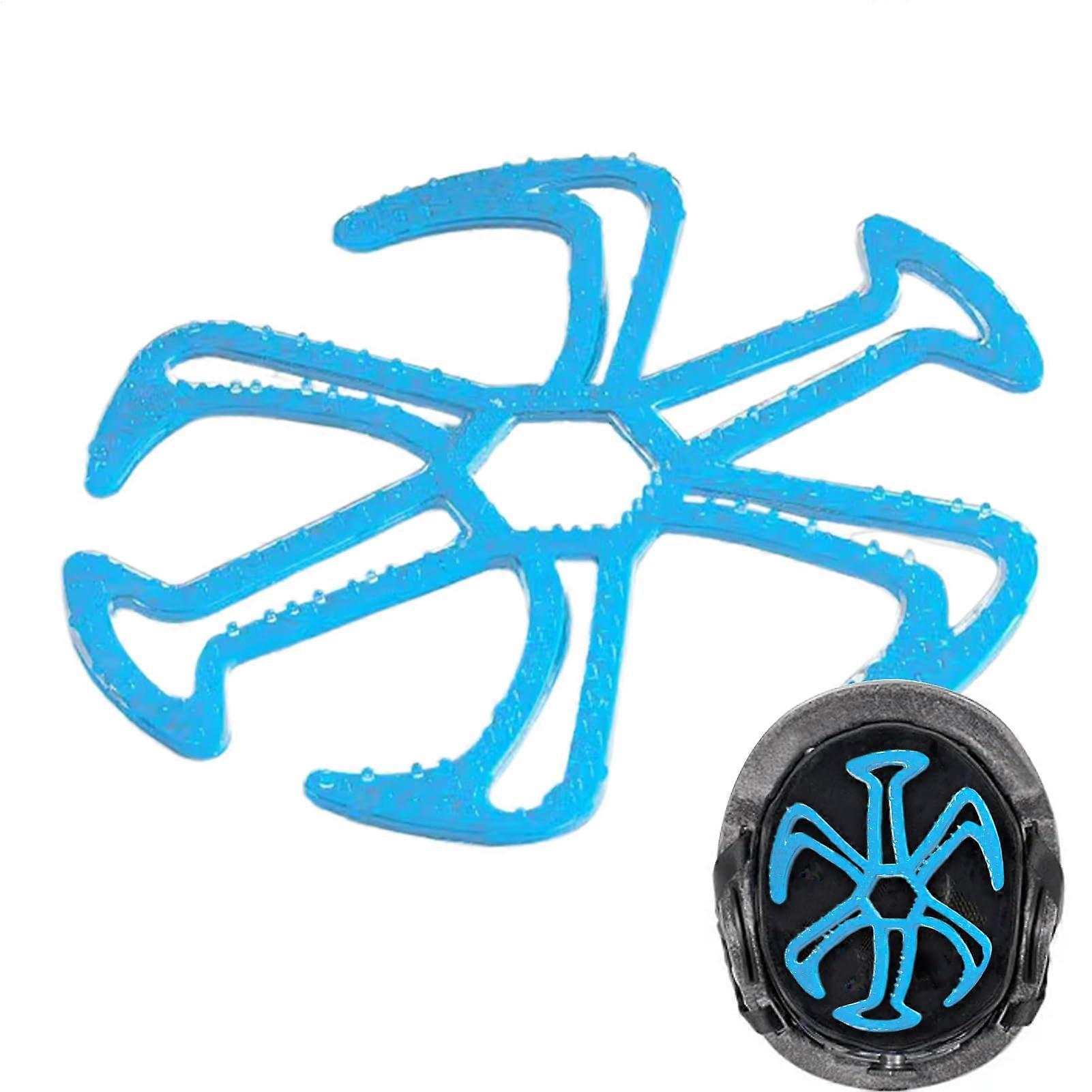 Motorcycle helmet liner, inner padding for head protection with cushioning  replacement part protective equipment for bicycle skateboard scooter blue