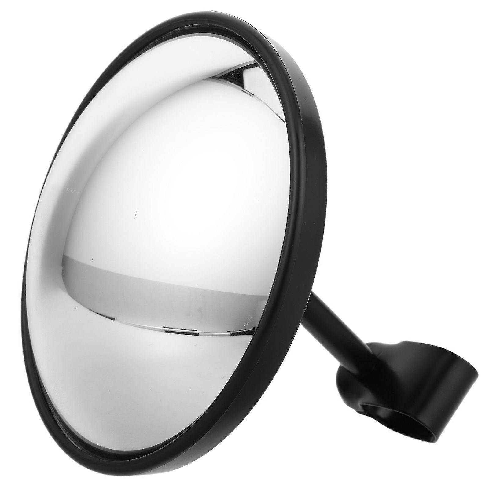 Large Round Convex Blind Spot Mirror For Trucks And Buses Adjustable Angle Waterproof Universal Fit For Various Vehicles