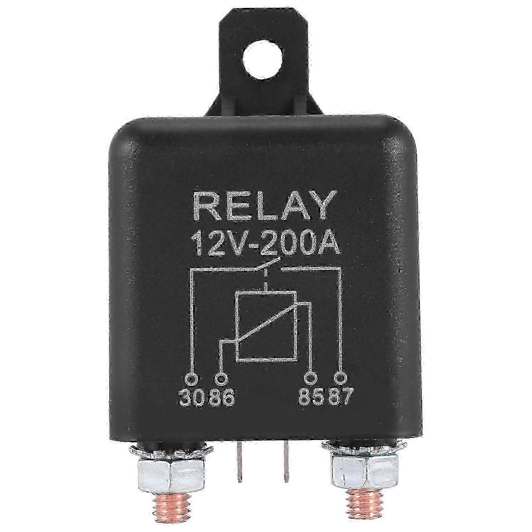 12V 200A 4-Pin Heavy Duty Normally Open Relay for Automotive & Marine Split Charge in Europe Edition 0816