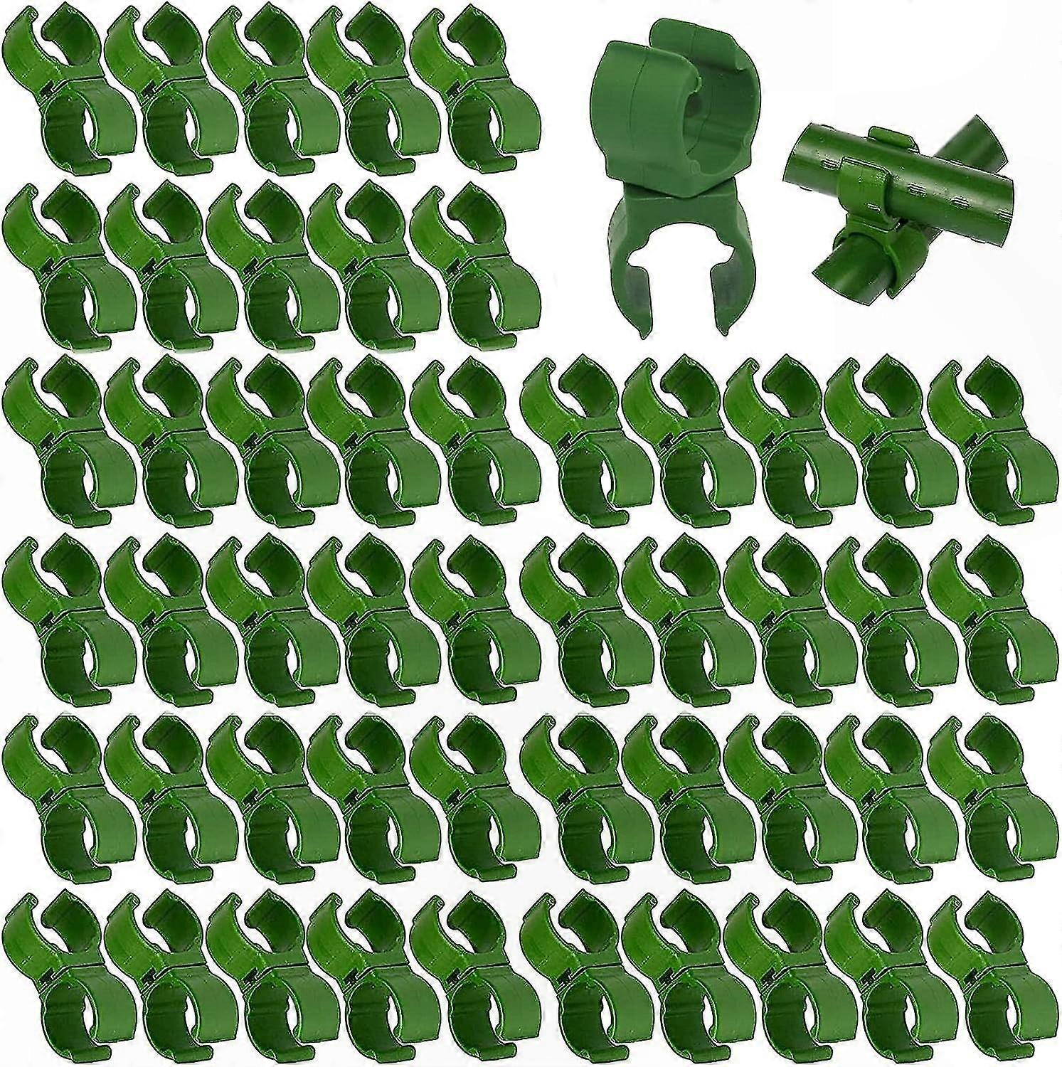 50 Pack Adjustable Garden Trellis Clips for Climbing Plants and Vines Fixing Support 11mm Size Connectors