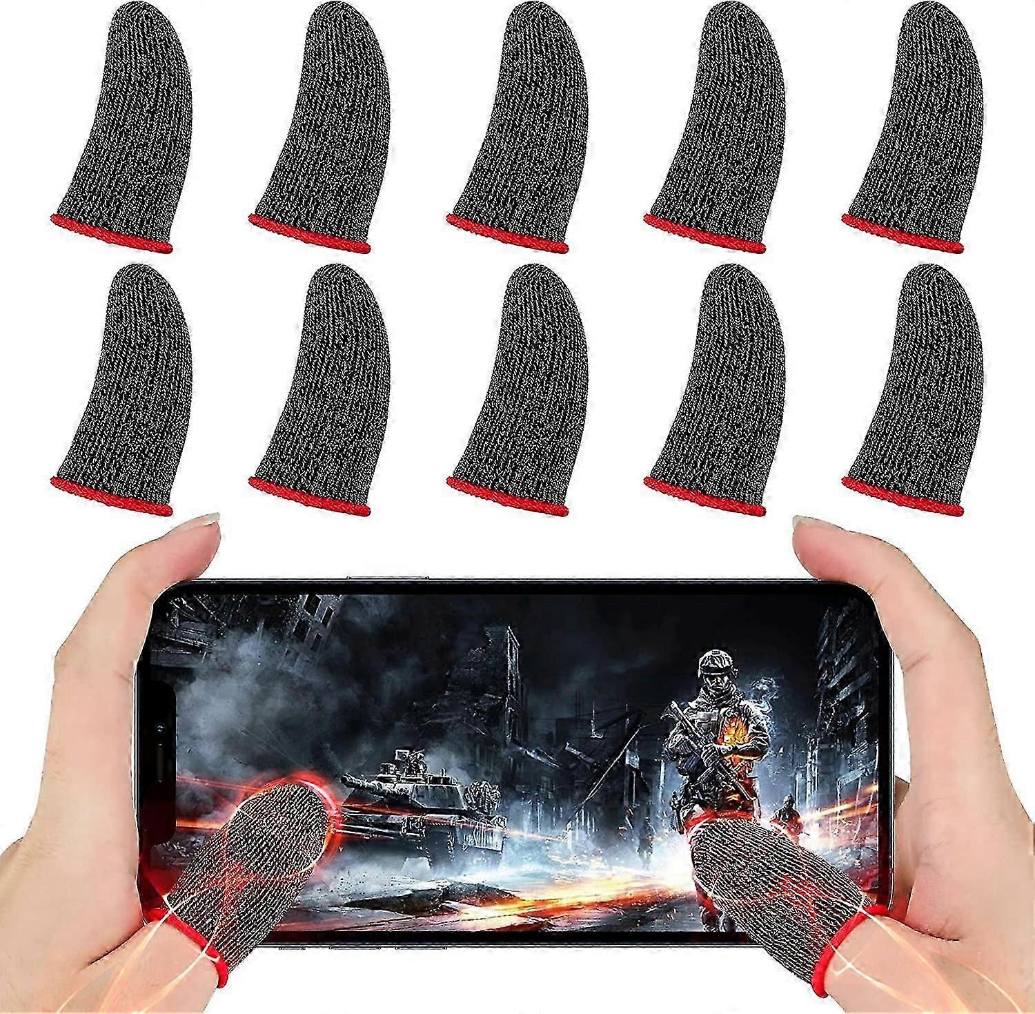 Ensembles de manchons de doigt pour manette de jeu mobile de jeu Manchons de pouce