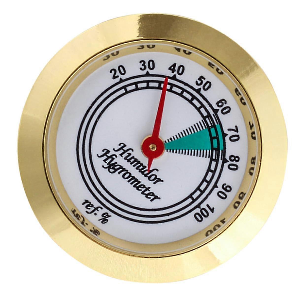 Cigar Humidity Daily Analog Hygrometer Humidor Hygrometer for Cigar Box Accessory Ref: 9702