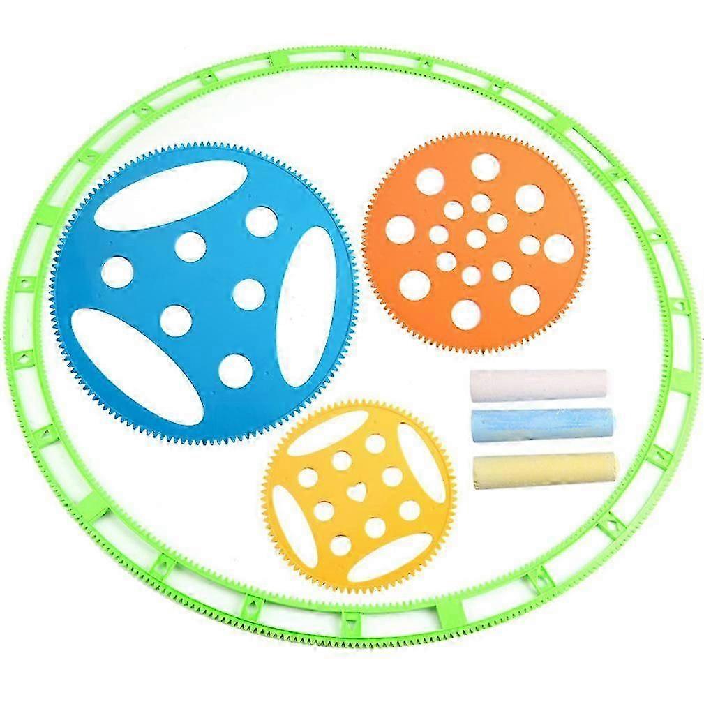 Stor Spirograph Maleri Kit Graffiti Tegning Mal Utendørs Leker