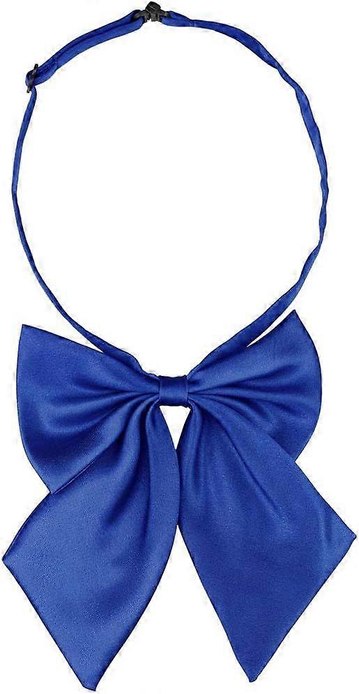 Women's Adjustable Solid Color Pretied Bowknot Uniform Work Costume Bow Tie