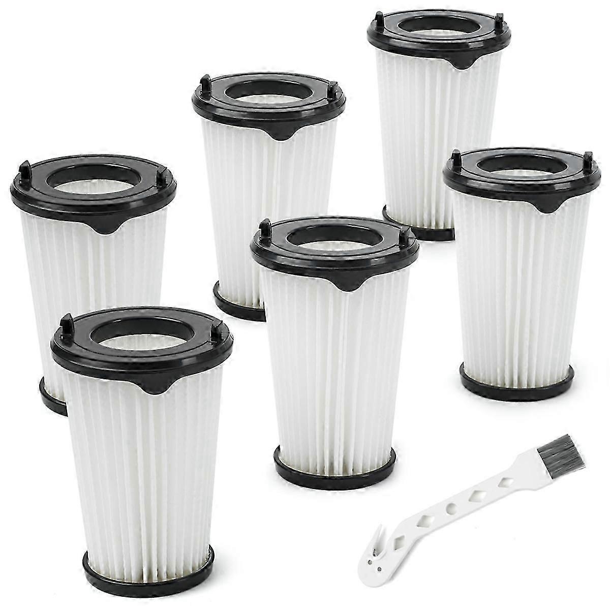 Suitable for AEG AEF150, CX7-2, QX8 Animal Battery Handheld - Pack of 6 Replacement Filters