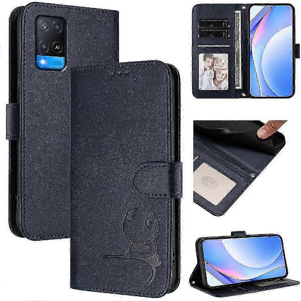 RFID Blocking PU Leather Flip Case with Card Slots, Kickstand & Mag...