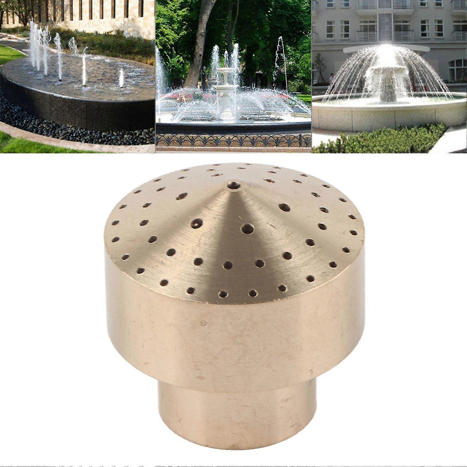 Brass Fireworks Fountain Nozzle Spray Head For Garden Pond Pool 1/4-1 Inch