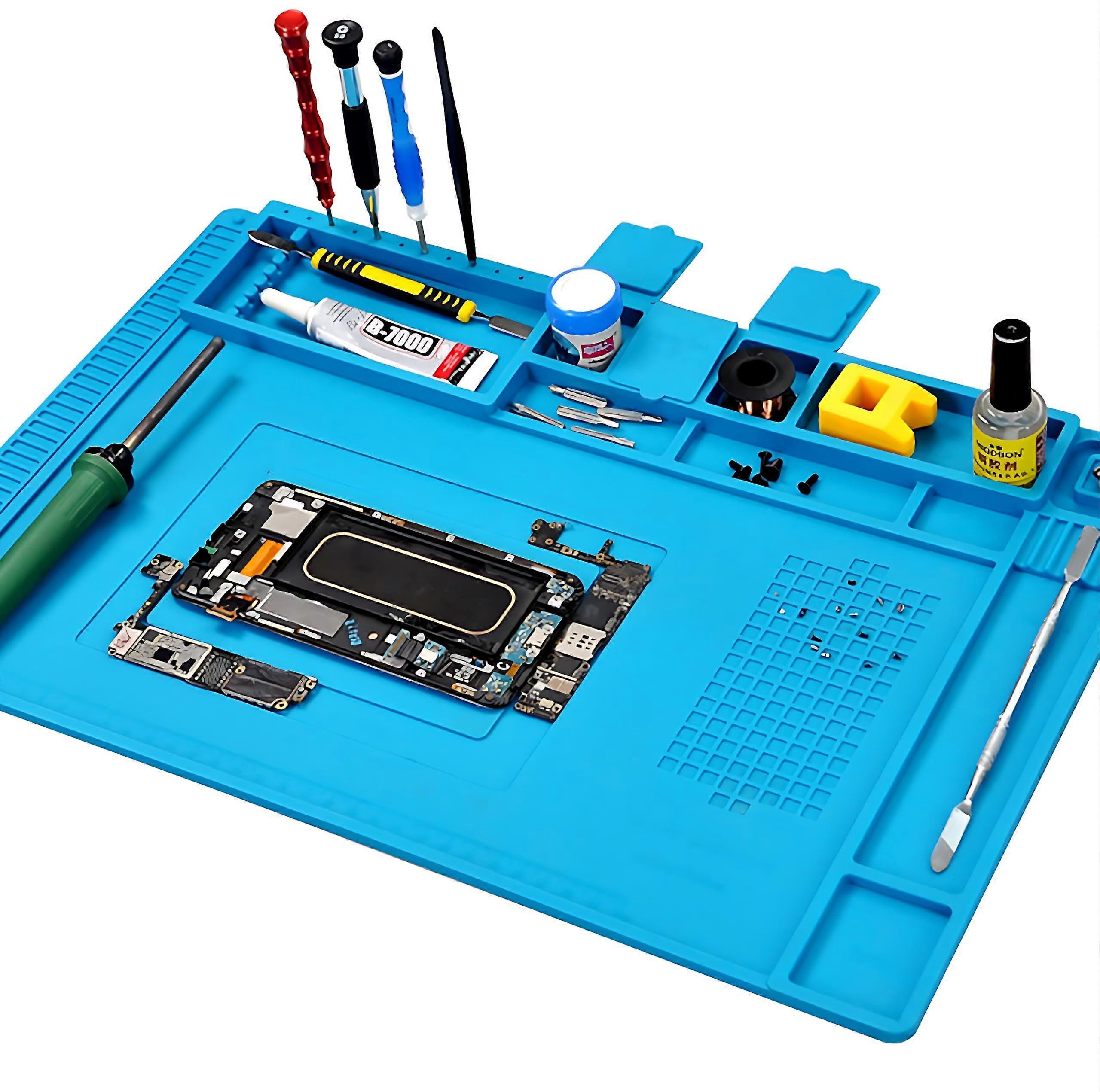 Soldering Mat Silicone 500°C Heat Resistant 45x30cm Workshop Mat