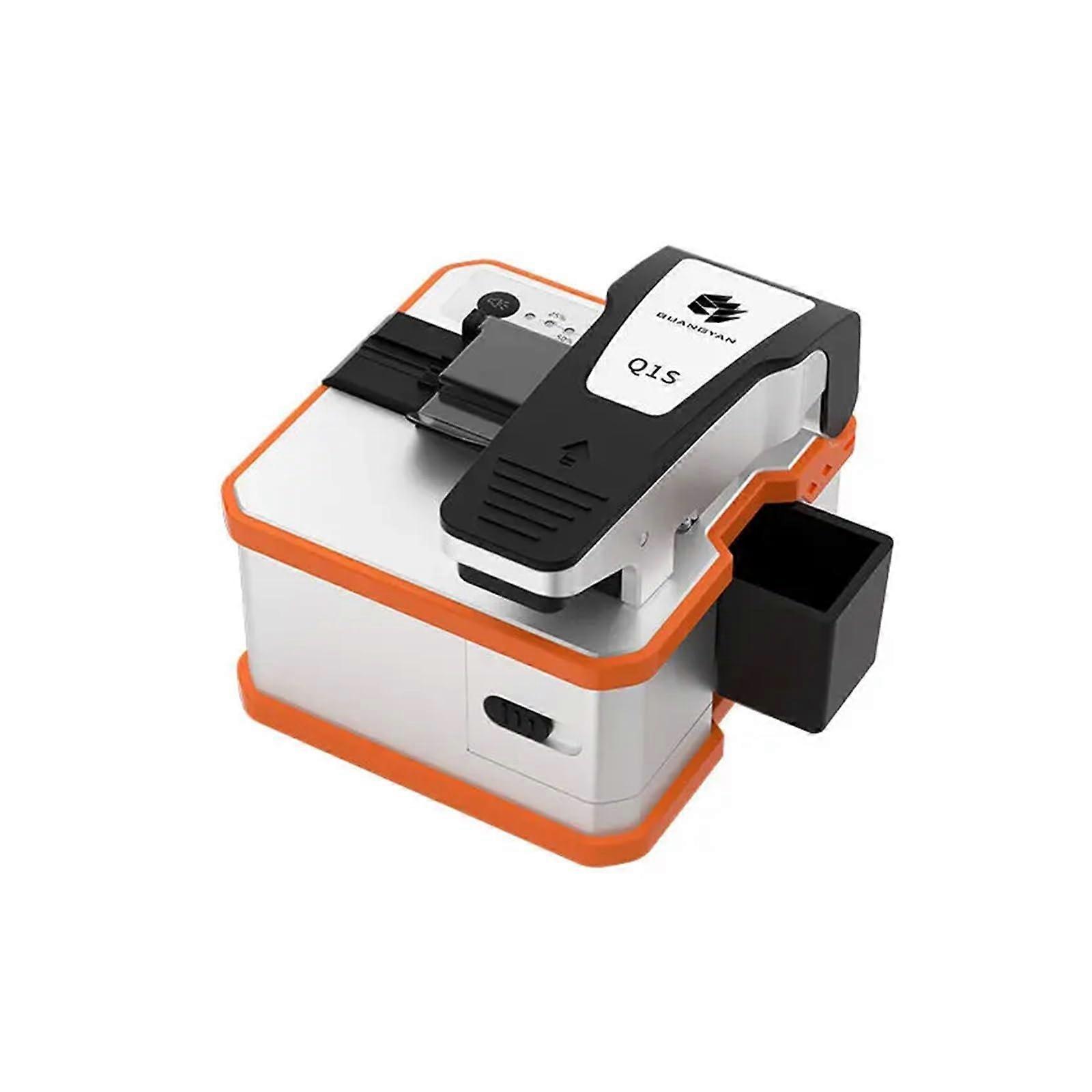 Q1S Fully Automatic Electric Fiber Optic Cleaver for FTTH, Rechargeable Optical Cable Cutter, Precision Cutting Tool
