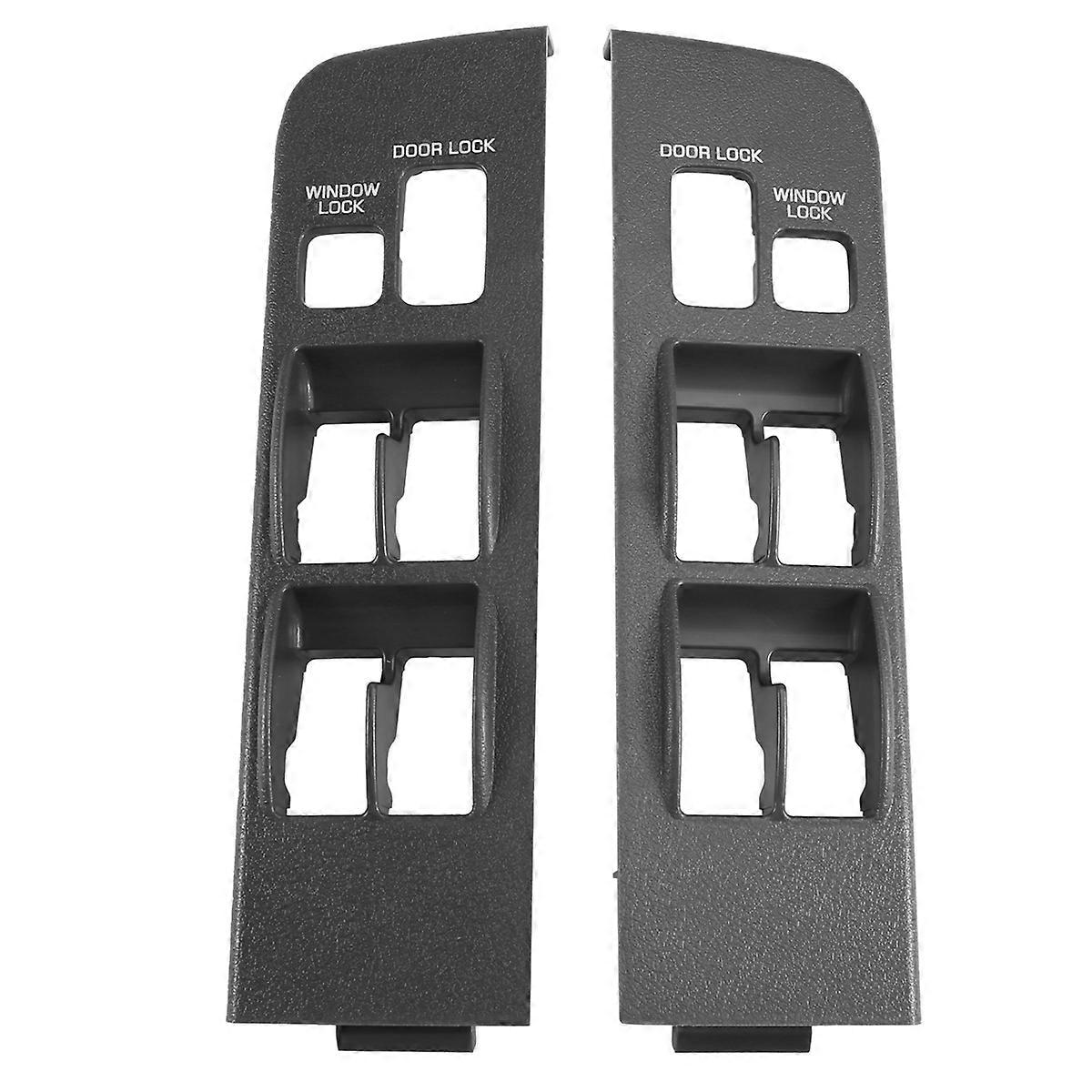 1Pair Car Front Window Switch Bezel Armrest Panel for 91-97 74232-60070-B0 74231-60070-B0 7423260070