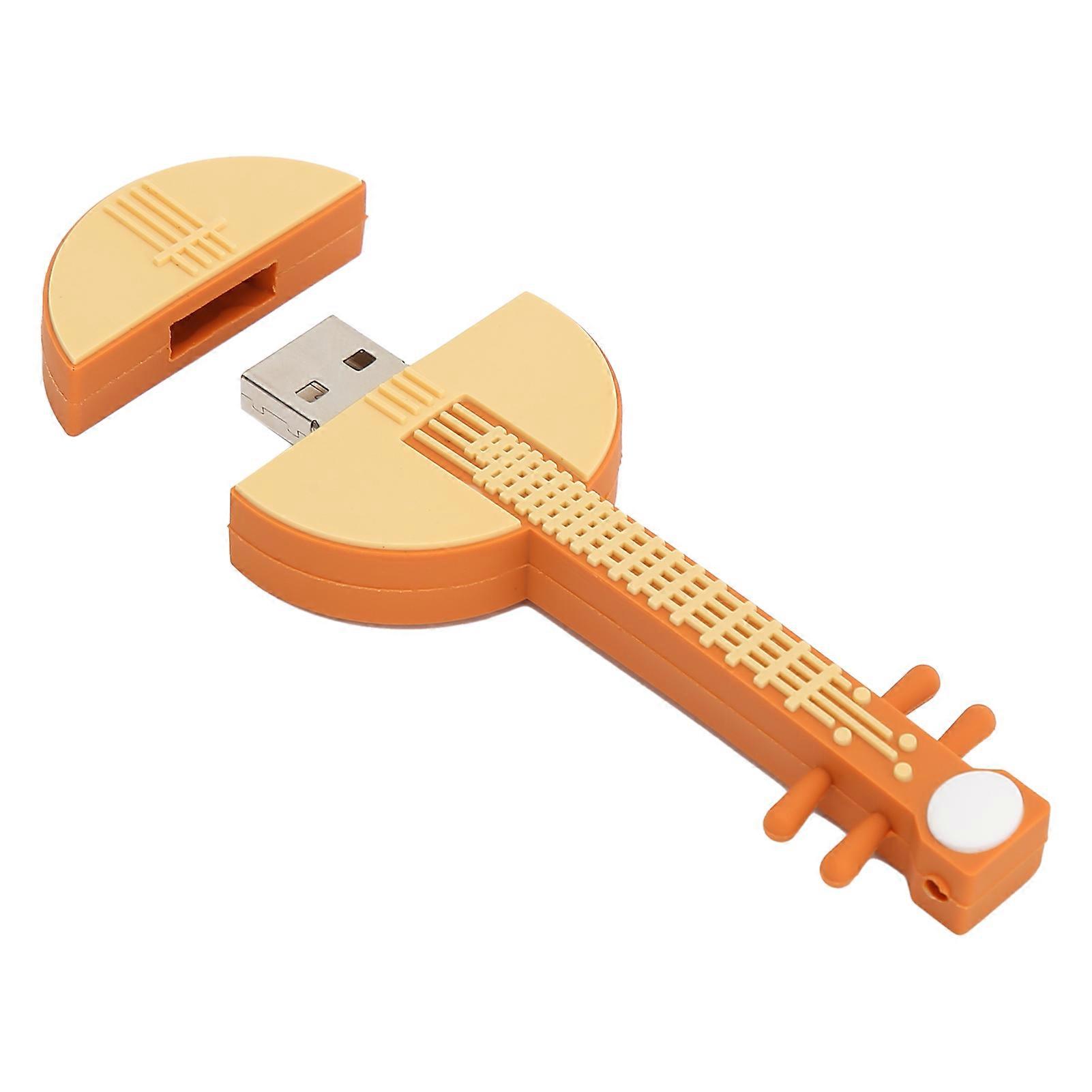 Lute Appearance 128GB USB Flash Drive Data Storage & Transfer