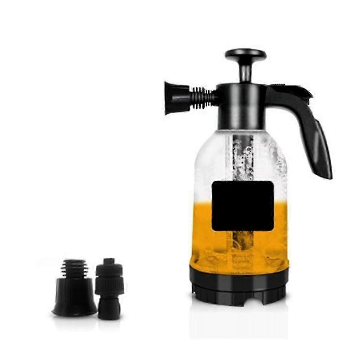 Hand Pump Foam Sprayer Hand Pressurized Foam Sprayer 2 Litre Pressure Foam Cannon Snow Foam Nozzle (haoyi