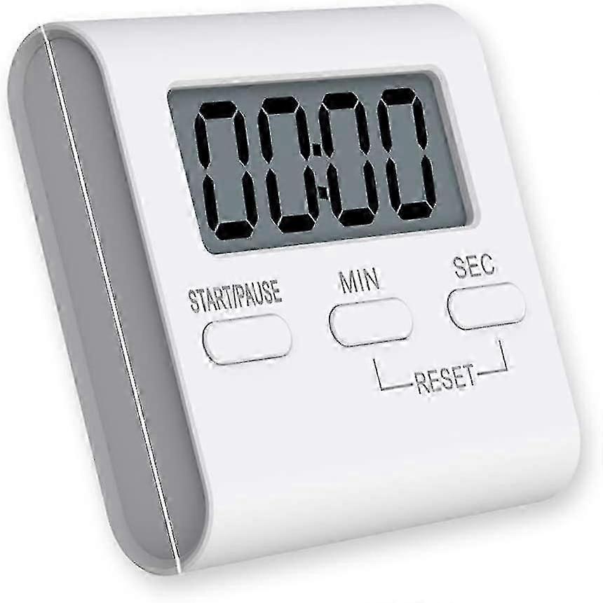 Kitchen Timer, I Digital Kitchen Timer Magnetic Countdown Stopwatch Timer With Loud Alarm, Big Digit, Back Stand (ShiKai)