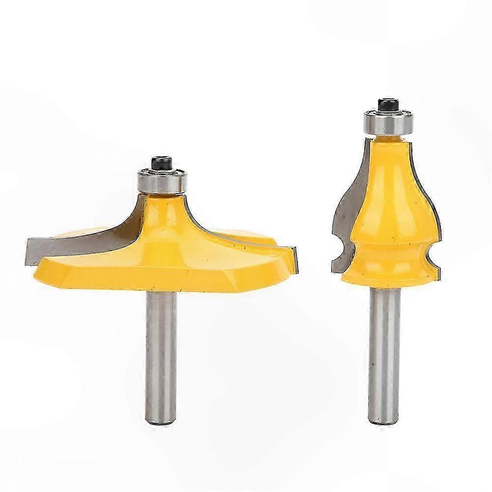 2-حزمة 8 مم عرقوب راوتر بت مجموعة مع تحمل لمشاريع الدرابزين وحافة الطاولة