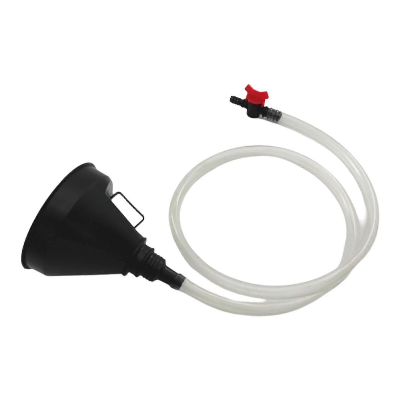 Beer Funnel with Valve PVC Material Portable and Leakproof