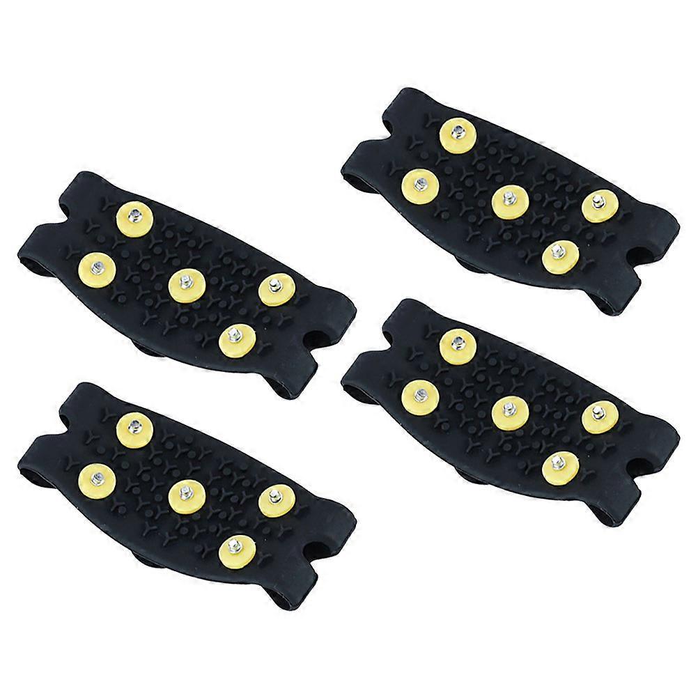 Ice Grippers for Shoes Shoe Ice Grippers for Archery Use 2Pairs Black Tpe