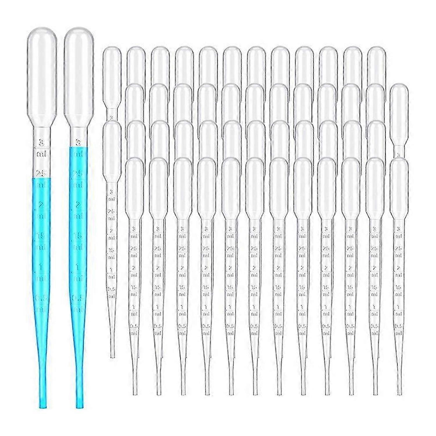 1000 Pcs 3Ml Plastic fer Pipettes Graduated Pipettes for Scientific Experiment