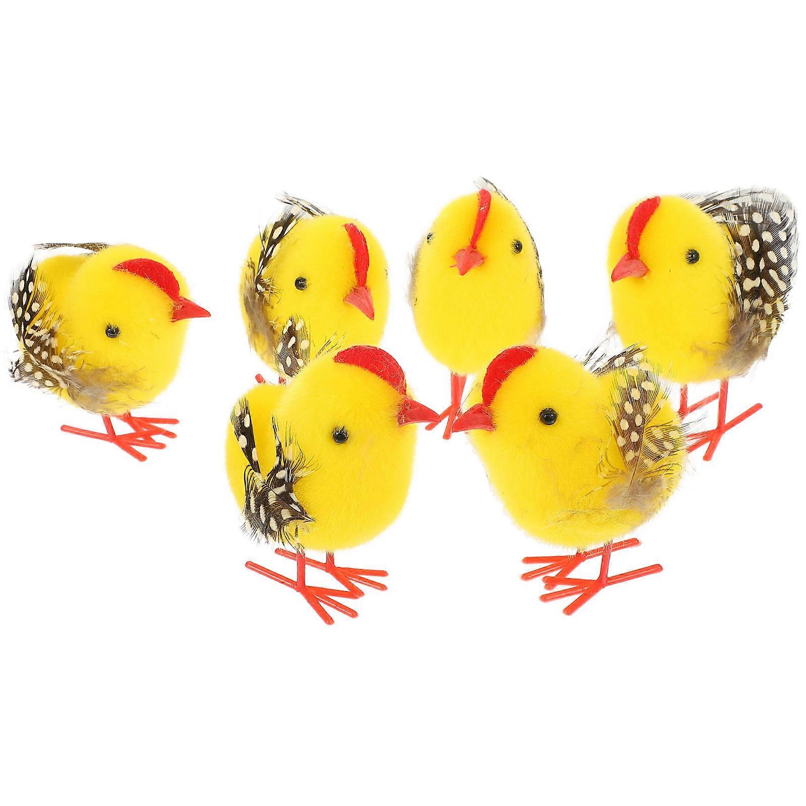 Stuffed Chicken Small Plush Chicken Home Decoration 30Pcs