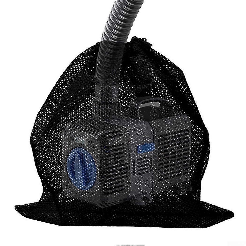 Drawstring Pond Pump Filter Bag Tear Resistant Mesh Closure Protects Pumps Universal Fit For Pond Pumps