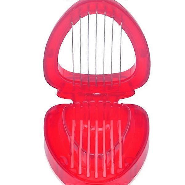 Strawberry Portable Cutter for Perfect Kitchen Tool Red