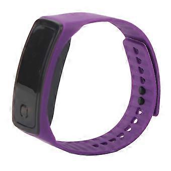 LED-Uhr Sportsilikonarmband Digitales 12-Stunden-Zifferblatt Elektronische Anzeige Armbanduhr Uhr