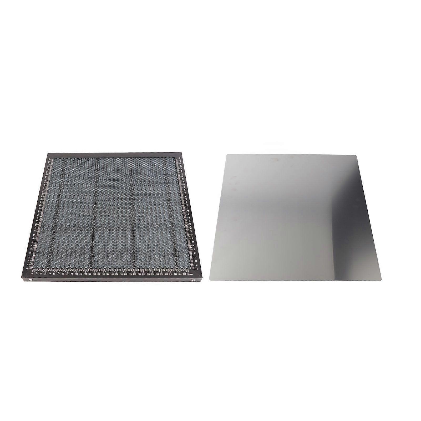 Black Laser Working Table Beehive Panel Robust All Metal Structure Laser Cutting Working Bed Platform