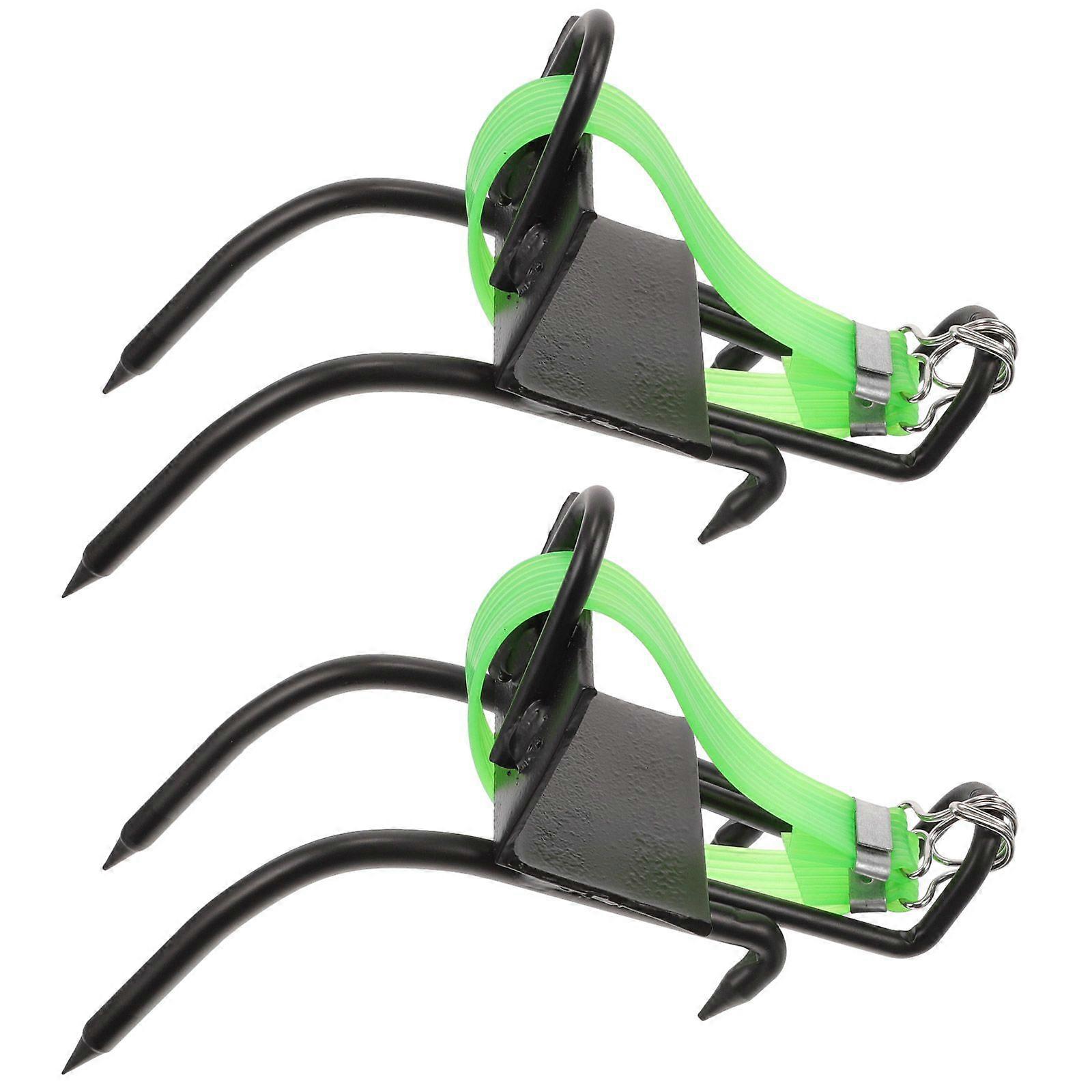 1 Pair Climbing Tools Set Practical Multipurpose Spikes Shoes for Tree Climbing