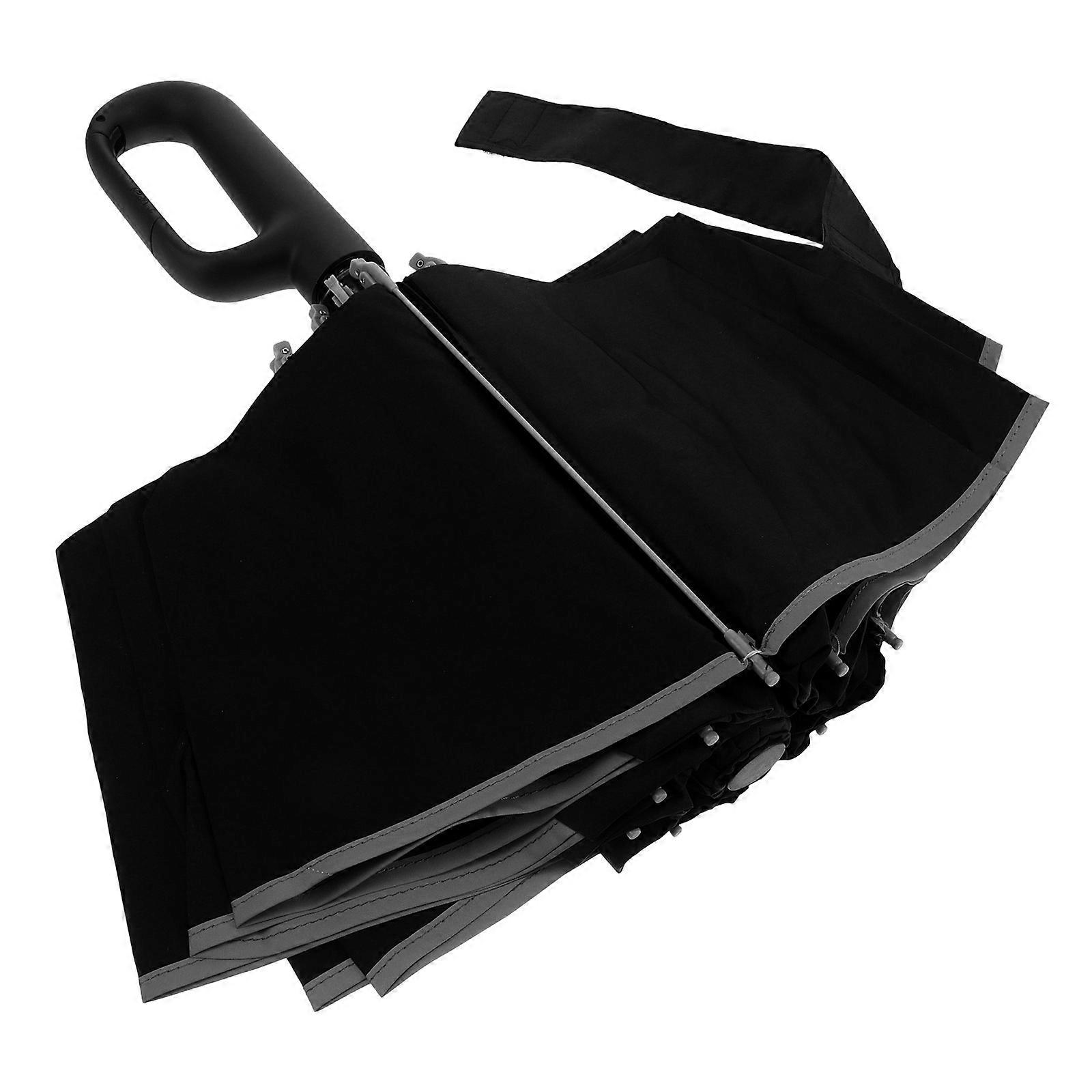 Portable Ring Buckle Umbrella with Reflective Safety Function for 3Pcs