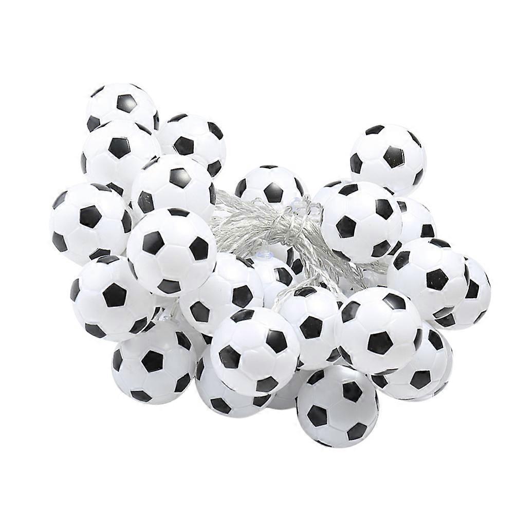 Football Shaped String Light Multi 10 Leds Creative Night Light for Decor