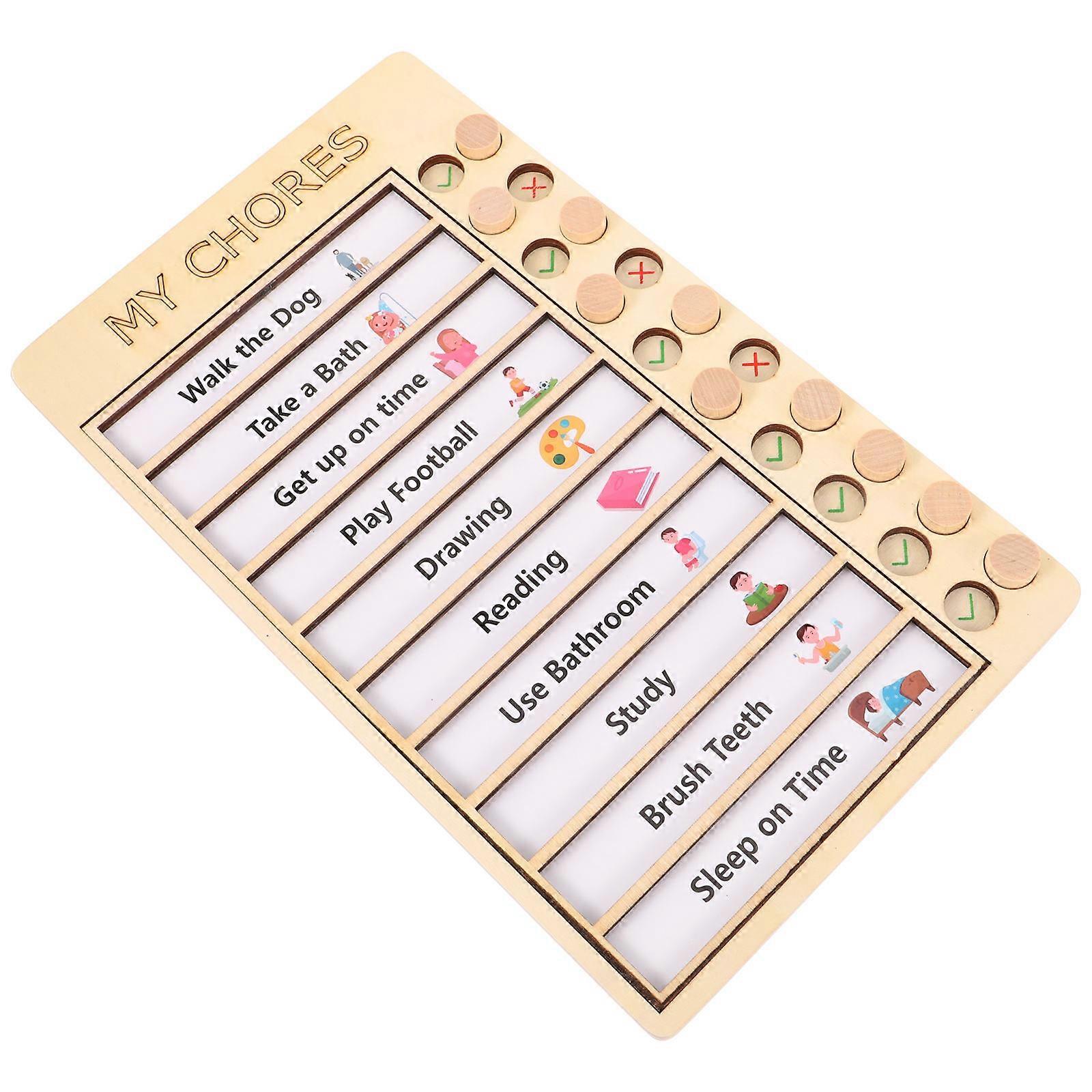 Daily to Do Planner Board Schedule Chart for Kids 3Sets Multi Color