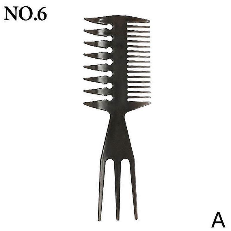 Professional Antique Back Styling Comb for Men with Teasing Comb and Separator Universal Fit for Salon Home Travel and Styling