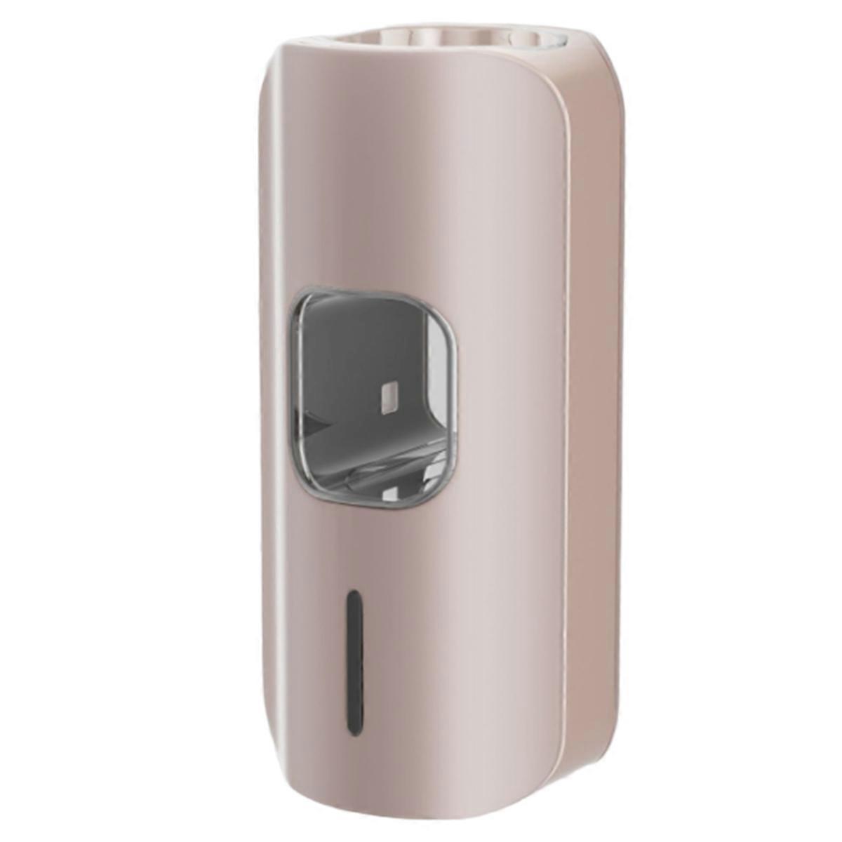 Toothpaste Dispenser, Toothpaste Squeezer Automatic Toothpaste Dispenser for Kids, Wall-Mounted Toothbrush Holder,B